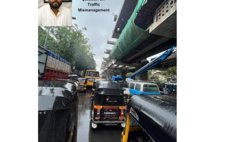 Mira Bhayander Social activist raises question on traffic mismanagement.
