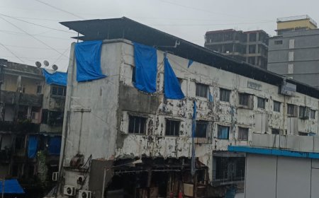 Part of building crashes in Bhayander East; one dead, four injured