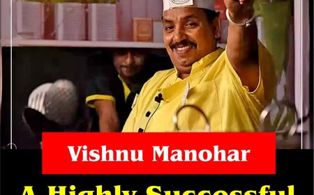 Vishnu Manohar - A Highly Successful Food Chef