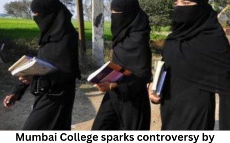 Mumbai College sparks controversy by restricting entry of students wearing burqas