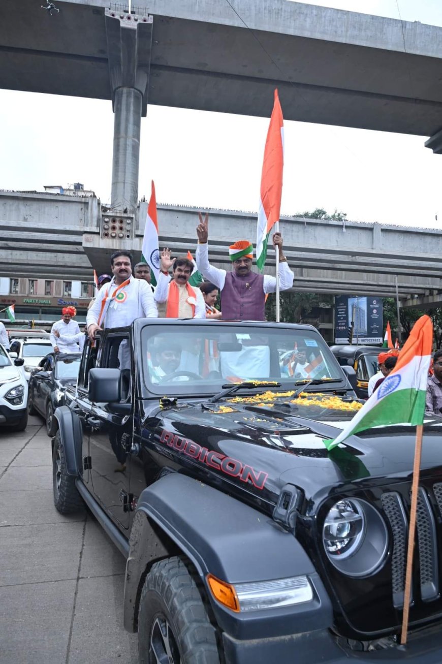Successful bike rally in Mira-Bhayander by Mira Road youth and residents.