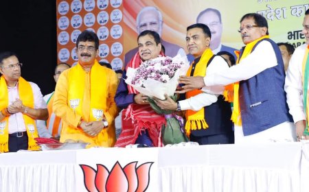 "Party with a difference" Gadkari recalls Advani's phrase.