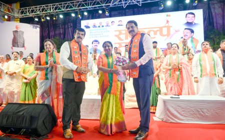 Former Mayor Nirmala Sawale Joins BJP
