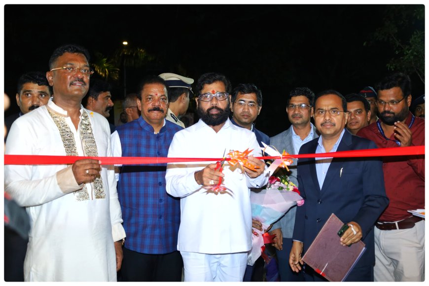 Mira-Bhayandar: Ahead of the upcoming assembly elections, C.M Eknath Shinde unveiled an equestrian statue of the revered Maratha warrior king, Chhatrapati Shivaji Maharaj