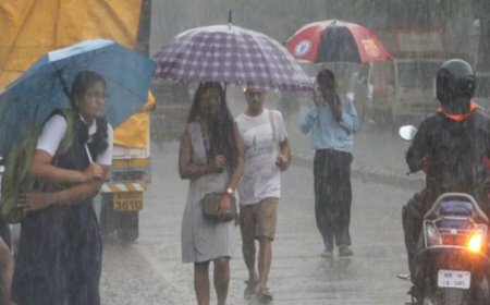 महाराष्ट्र में बारिश का कहर: मुंबई-ठाणे में भारी बारिश, रायगढ़ के लिए रेड अलर्ट