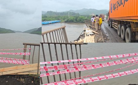 ओल्ड वर्सोवा ब्रिज पर बड़ा हादसा: टैंकर समुद्र में गिरा, चालक की मौत