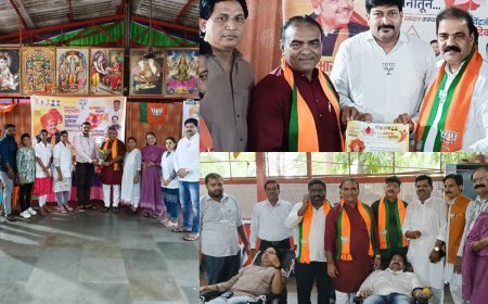 मुख्यमंत्री फडणवीस के जन्मदिन पर 'सेवा दिवस' के रूप में मनाया गया रक्तदान महाअभियान, मीरा भायंदर में 540 से अधिक यूनिट रक्त एकत्रित