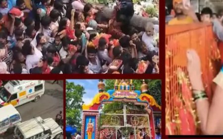 हरिद्वार के मनसा देवी मंदिर में भगदड़ से हड़कंप, 6 श्रद्धालुओं की मौत, कई घायल