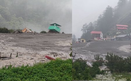 पर्वतीय आपदा: उत्तरकाशी के गांव में बादल फटा, 20+ होटल बह गए, दर्जनों लापता