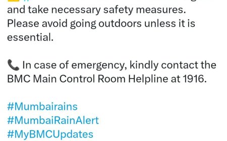 मुंबई में मूसलधार बारिश, दोपहर के बाद सभी स्कूल-कॉलेज बंद, मौसम विभाग ने जारी किया रेड अलर्ट