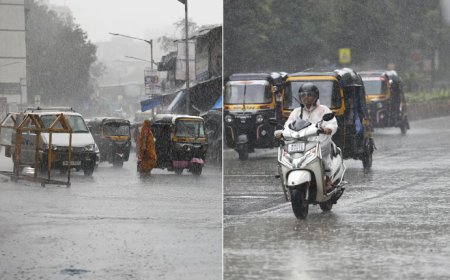 मुंबई में बारिश से जनजीवन ठप, IMD ने जारी किया रेड अलर्ट, GRP ने यात्रियों से सावधानी बरतने की अपील