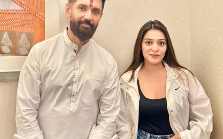 युज़वेंद्र चहल की कथित गर्लफ्रेंड RJ महविश फिर चर्चा में, चिराग पासवान संग फोटो पर मचा बवाल