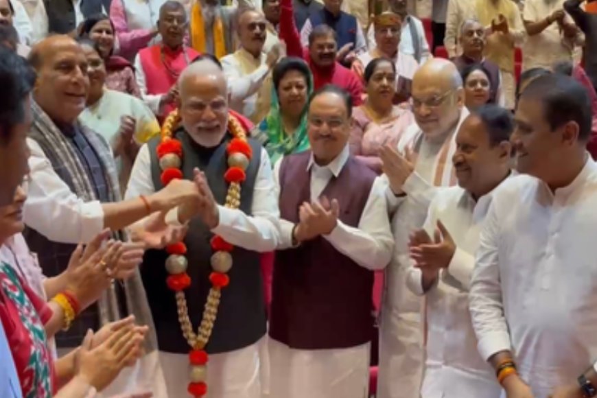 पीएम मोदी को एनडीए सांसदों ने किया सम्मानित, ऑपरेशन सिंदूर और महादेव की सफलता पर जताया गर्व