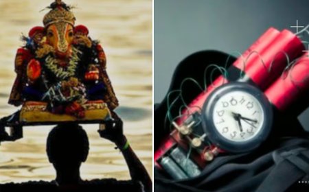 अनंत चतुर्दशी से पहले मुंबई में बम धमाके की धमकी, पुलिस हाई अलर्ट पर