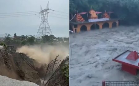 देहरादून में बादल फटने से हाहाकार, पुल क्षतिग्रस्त – कई घर जलमग्न, Tapkeshwar Mahadev मंदिर तक पहुँचा पानी