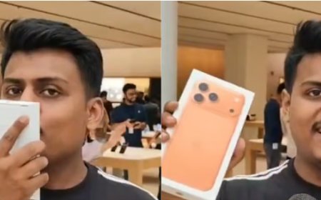 भारत में iPhone 17 सीरीज की धूम – ‘कॉस्मिक ऑरेंज’ रंग ने खींचा यूज़र्स का दिल, दुकानों पर लंबी कतारें