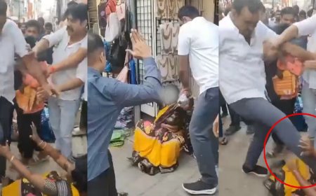 Bengaluru Avenue Road पर महिला को सड़क पर घसीटकर पीटा गया, दो आरोपी गिरफ्तार