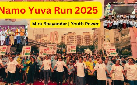 मीरा भाईंदर में ‘नमो युवा रन’ का आयोजन, नशामुक्त भारत का दिया संदेश