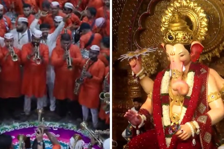लालबागचा राजा का भव्य विसर्जन, मुंबई की गलियों में गूंजे जयकारे
