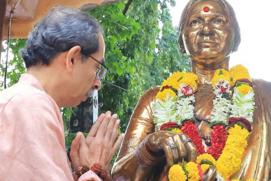 शिवाजी पार्क में मीना ताई ठाकरे की प्रतिमा पर तेल पोतकर की गई तोड़फोड़, CCTV से आरोपी गिरफ्तार