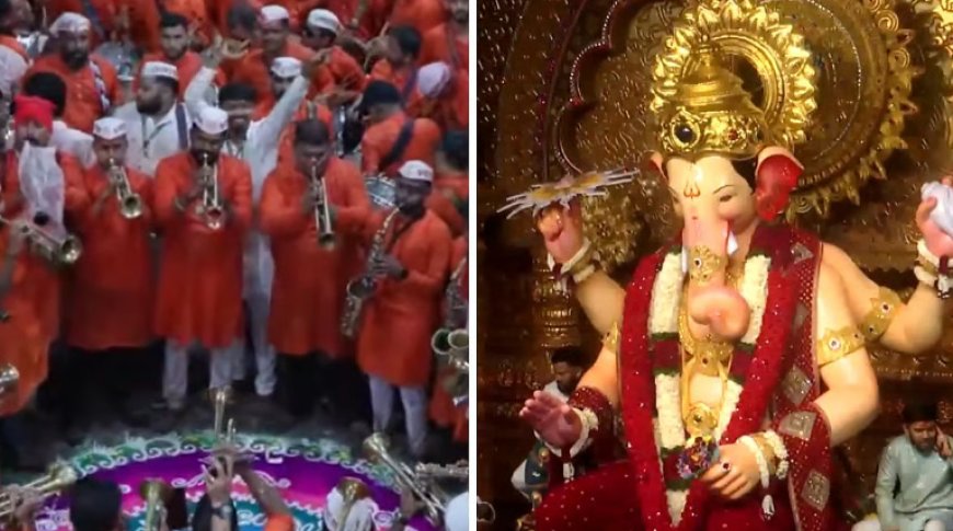 लालबागचा राजा का भव्य विसर्जन, मुंबई की गलियों में गूंजे जयकारे