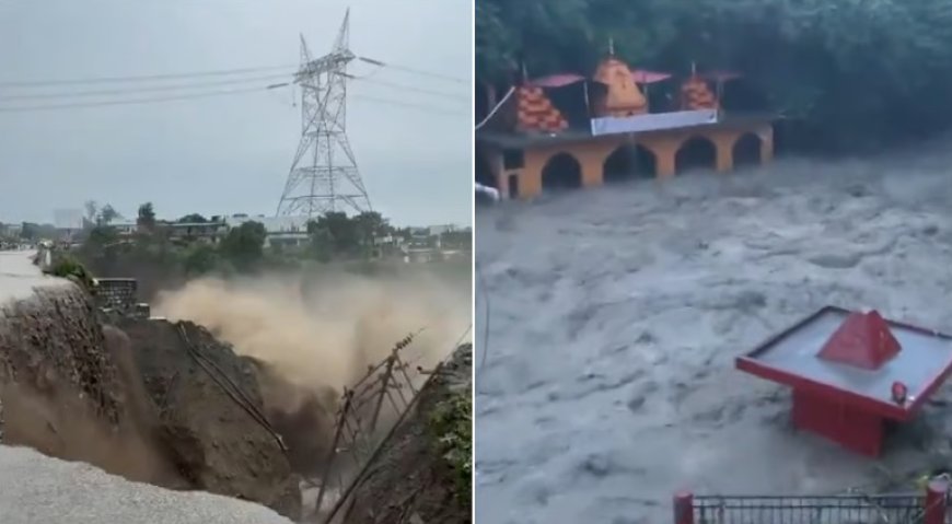 देहरादून में बादल फटने से हाहाकार, पुल क्षतिग्रस्त – कई घर जलमग्न, Tapkeshwar Mahadev मंदिर तक पहुँचा पानी