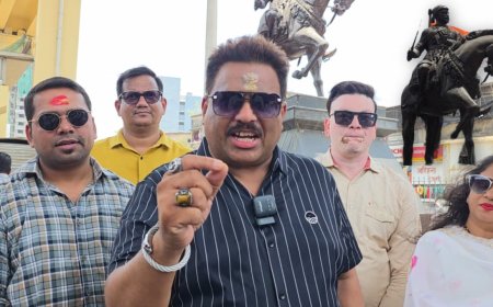 छत्रपति शिवाजी महाराज की प्रतिमा हटाने की साजिश?” — मनसे का प्रशासन पर बड़ा आरोप