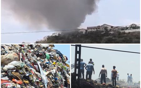 Massive Fire Breaks Out at Uttan Dumping Ground, Raising Fresh Health Concerns Among Residents