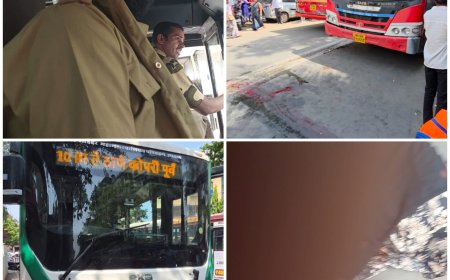 Sanitation Worker Seriously Injured After Bus Runs Over Her Leg During Protest Outside MBMC