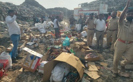 मीरा-भाईंदर वसई-विरार पुलिस की बड़ी कार्रवाई, ₹65 लाख की अवैध शराब और गुटखा नष्ट