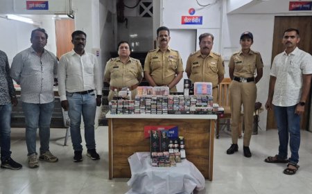 मीरा रोड में प्रतिबंधित ई-सिगरेट पर पुलिस की बड़ी कार्रवाई, ₹2 लाख का माल जब्त; तीन गिरफ्तार