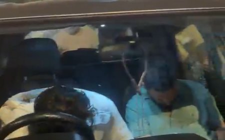 Drunk Youths Found Inside Moving Car Near Om Shanti Chowk in Bhayandar; Video Goes Viral