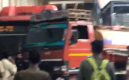 BEST Bus Collides with Water Tanker Near Miragaon Metro Station; Morning Traffic Disrupted