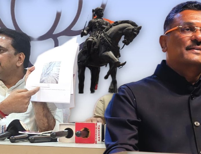 छत्रपति शिवाजी महाराज की प्रतिमा को लेकर गरमाई राजनीति; विधायक Narendra Mehta का Pratap Sarnaik पर निशाना
