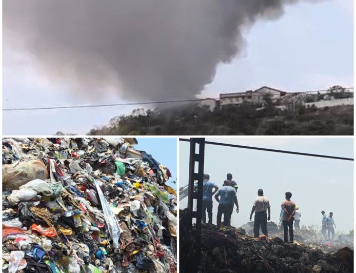 Massive Fire Breaks Out at Uttan Dumping Ground, Raising Fresh Health Concerns Among Residents