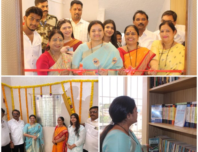 Mira-Bhayandar Mayor Dimple Mehta Inaugurates Modern Library and LPG Animal Crematorium
