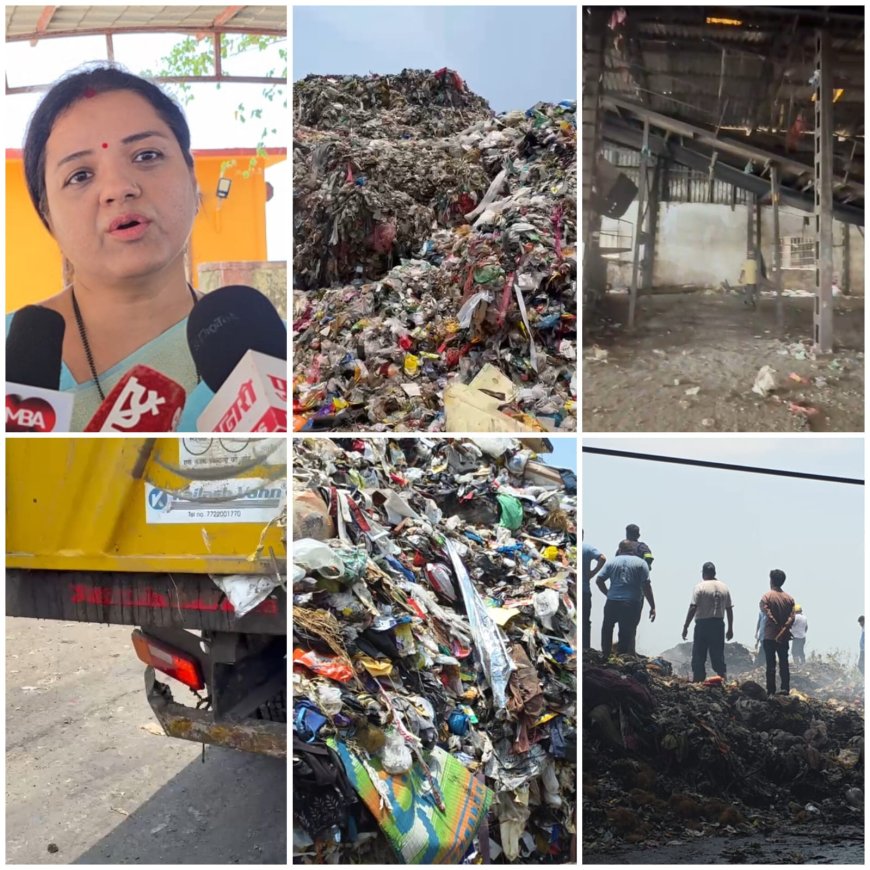 Mayor Dimple Mehta Warns of Strict Action After Uttan Dumping Ground Fire
