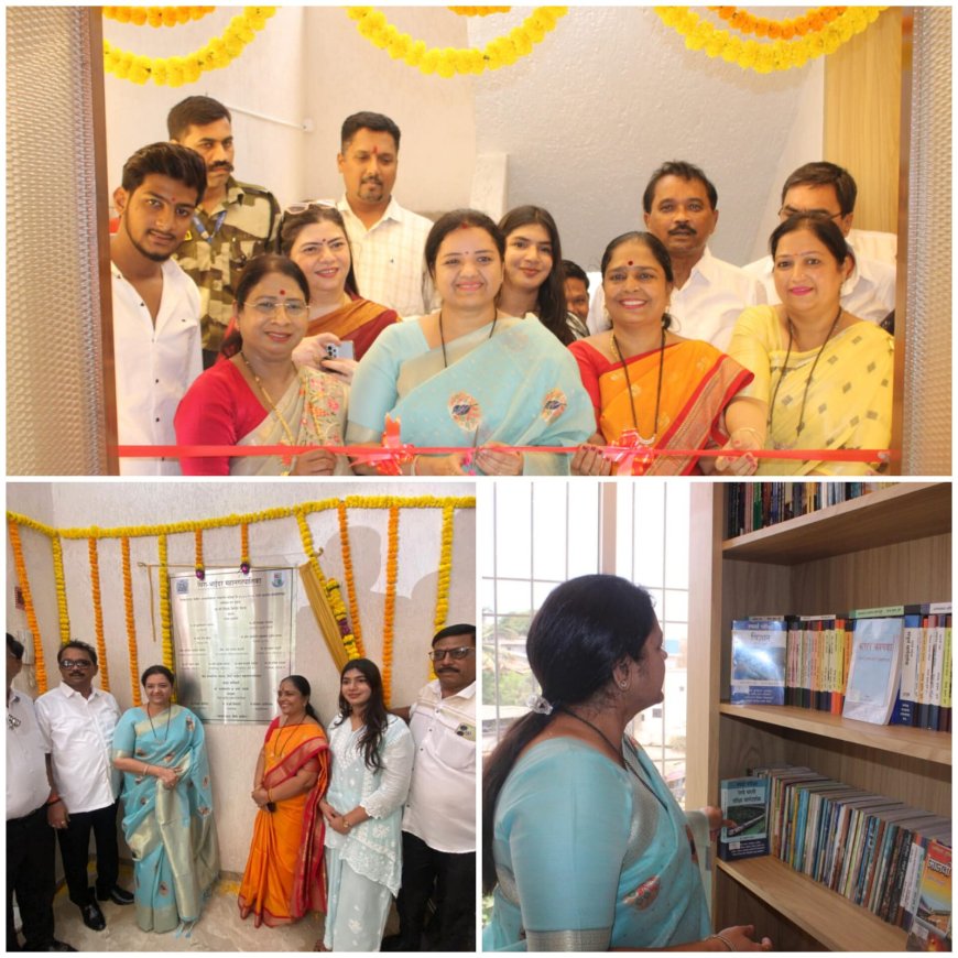 Mira-Bhayandar Mayor Dimple Mehta Inaugurates Modern Library and LPG Animal Crematorium