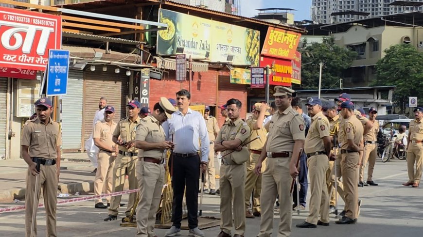Tight Police Bandobast in Mira-Bhayandar Ahead of Bakri Eid