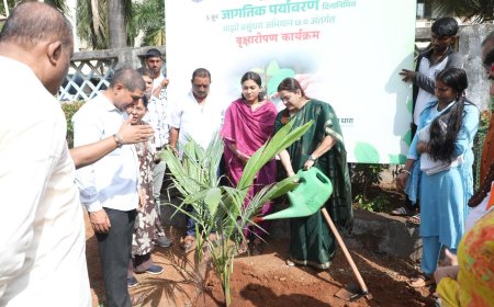 Mira-Bhayandar Municipal Corporation Organizes Tree Plantation Drive on World Environment Day