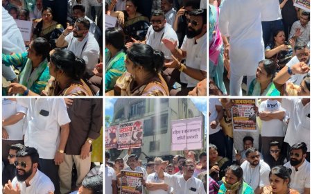 अल्पवयीन पीड़िता को न्याय दिलाने के लिए विपक्ष का महापालिका पर हल्लाबोल, आरोपियों को फांसी देने की मांग