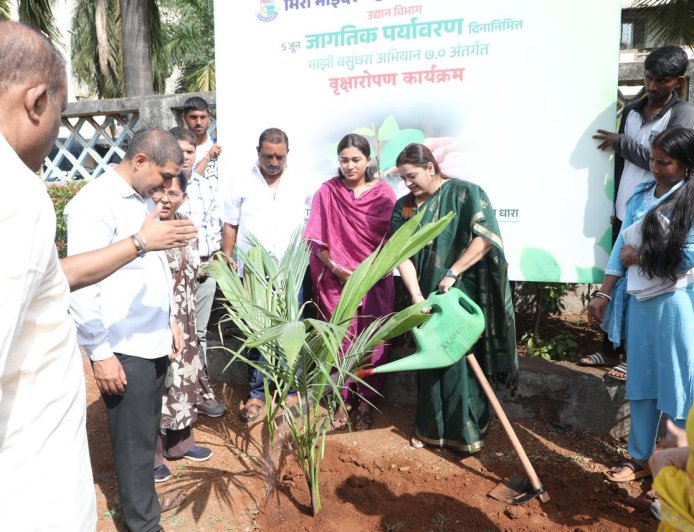 Mira-Bhayandar Municipal Corporation Organizes Tree Plantation Drive on World Environment Day