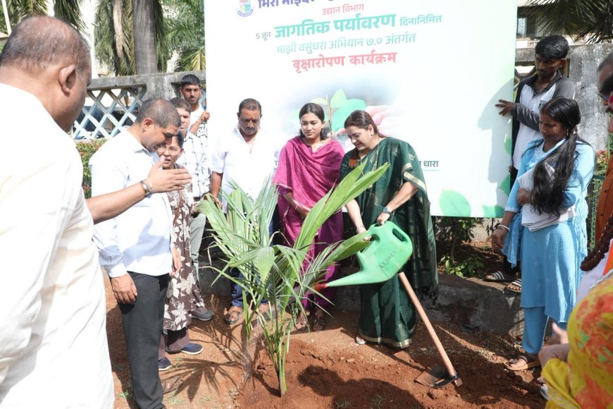 Mira-Bhayandar Municipal Corporation Organizes Tree Plantation Drive on World Environment Day