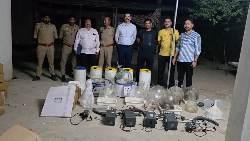 मिरा-भाईंदर पुलिस की बड़ी कार्रवाई, उत्तर प्रदेश में एमडी ड्रग्स फैक्ट्री का भंडाफोड़; ₹22.16 करोड़ का माल जब्त
