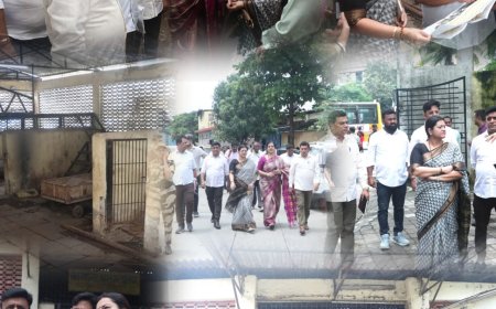 महापौर डिंपल मेहता ने पशु कांजी हाउस और श्मशान भूमि का किया निरीक्षण, अधिकारियों को सुधार के निर्देश