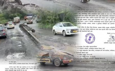 मीरा-भाईंदर की सड़कों पर गड्ढे और जलभराव से बढ़ी परेशानी, ट्रैफिक पुलिस ने मनपा को जारी किया नोटिस
