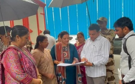 मीरा-भायंदर: महिला भवन निर्माण के लिए आरक्षित भूमि का महापौर डिंपल मेहता ने किया निरीक्षण