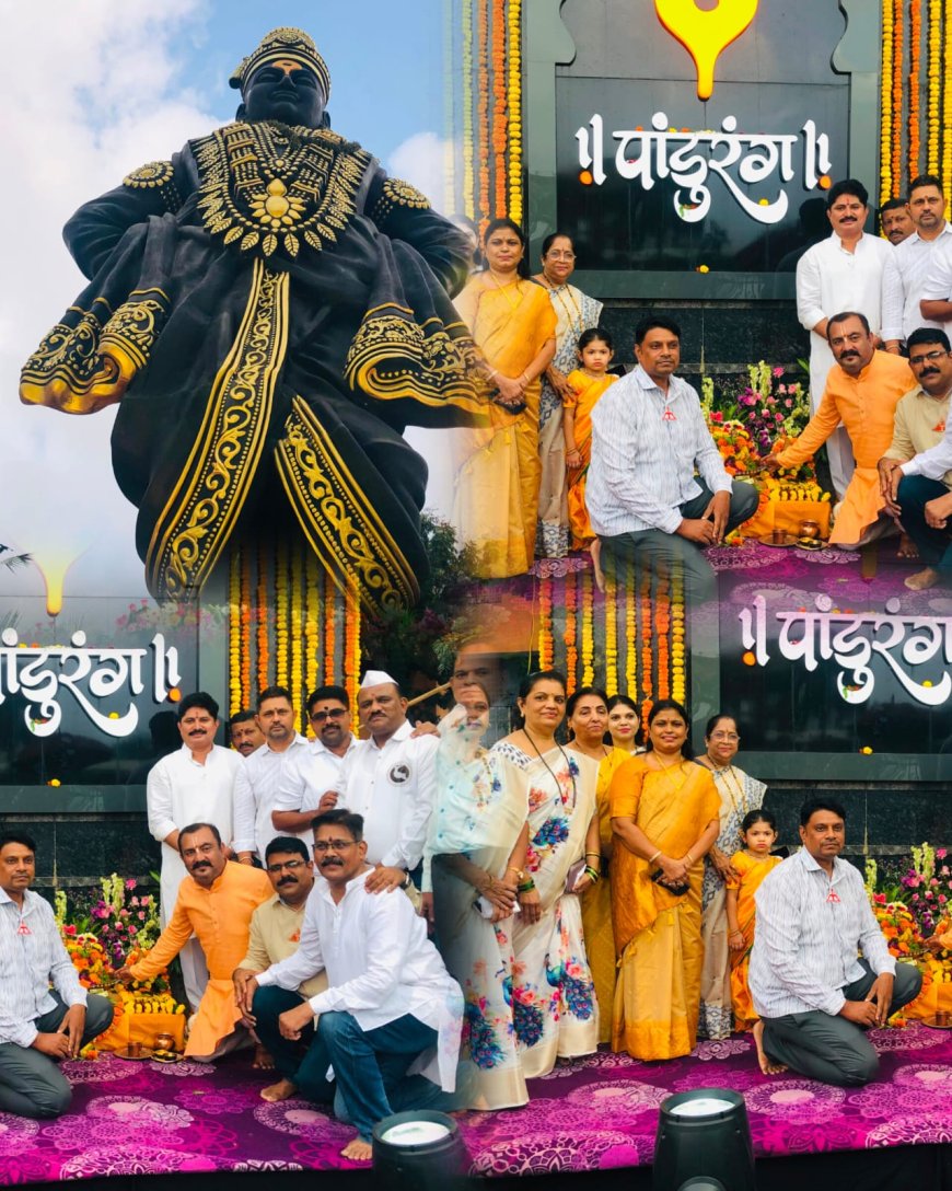 आषाढ़ी एकादशी पर मीरा-भाईंदर बना 'मिनी पंढरपुर', 51 फीट ऊंची विठ्ठल प्रतिमा के समक्ष भव्य महाआरती संपन्न