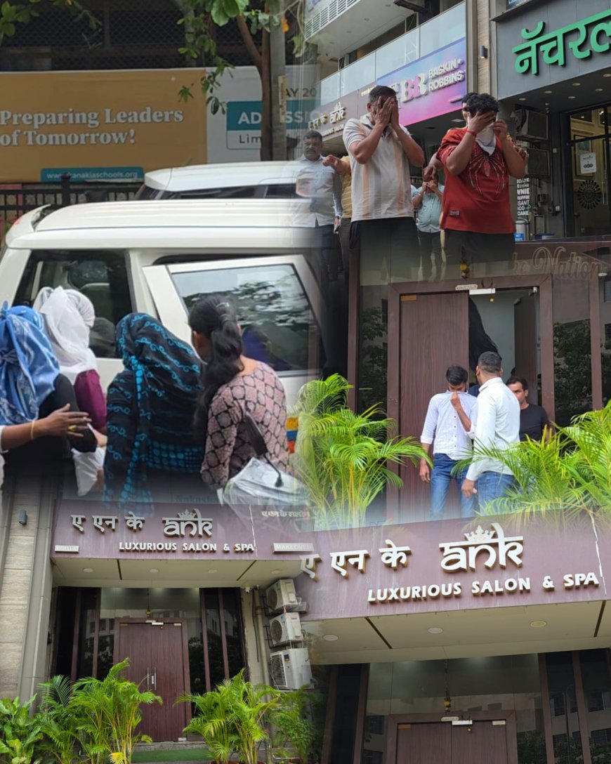 मीरा रोड के लग्ज़री स्पा पर पुलिस की बड़ी रेड: देह व्यापार का भंडाफोड़, 5 युवतियां रेस्क्यू, 2 आरोपी गिरफ्तार
