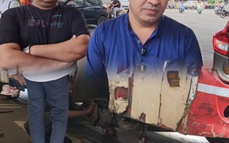 मीरा रोड में चलती बस का पहिया निकला! मैकडोनाल्ड नाका पर मचा हड़कंप, ठेकेदार को नोटिस